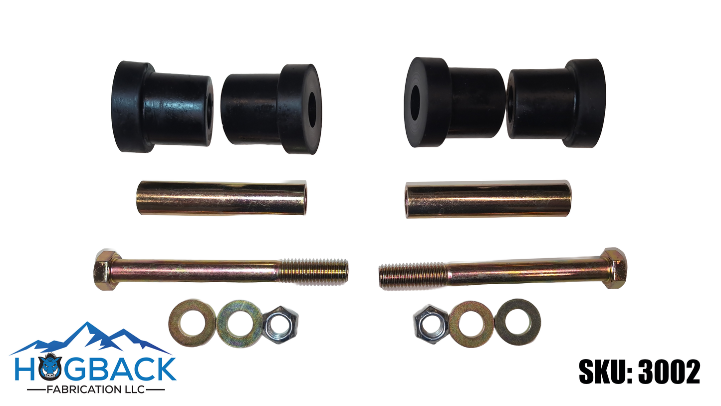 Bushing assembly for front spring main eye