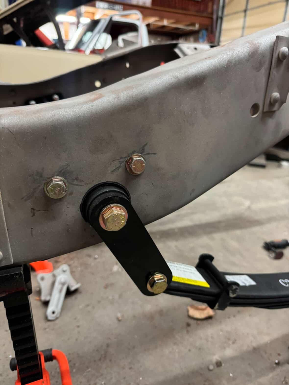 Shackle hanger installed on 67-72
