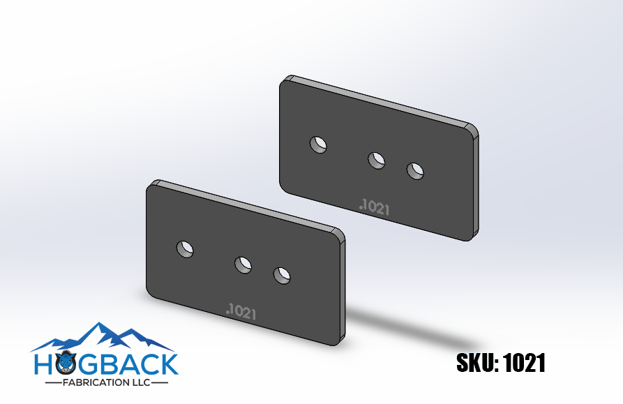 Axle relocation plate