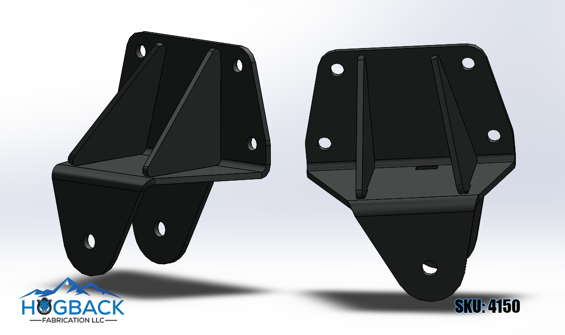 1994 to 2002 Dodge Heavy duty 4 inch shackle reversal
