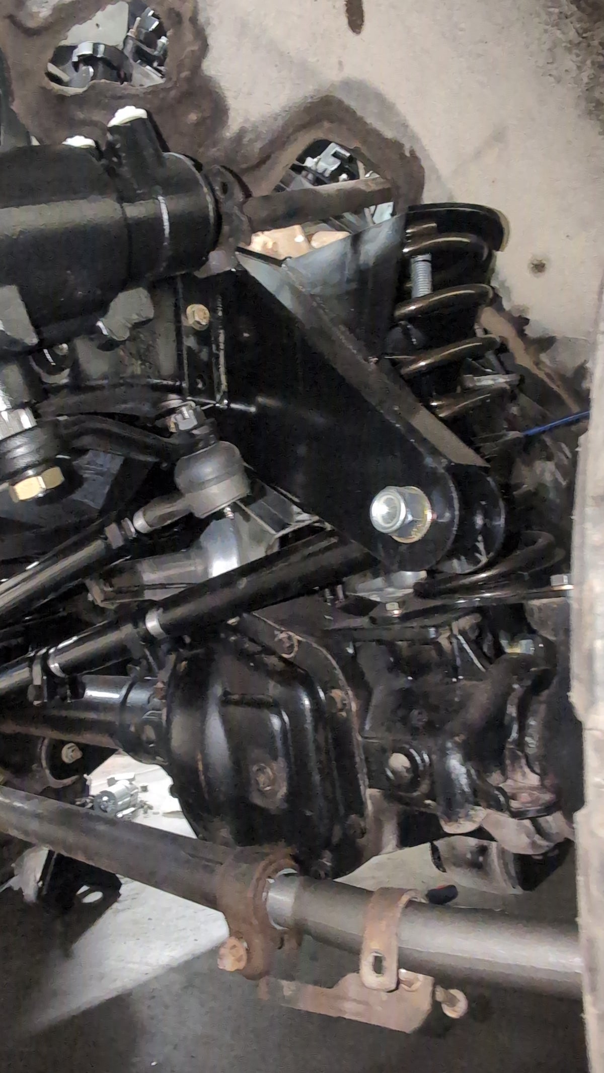 67 c20 superduty axle swap