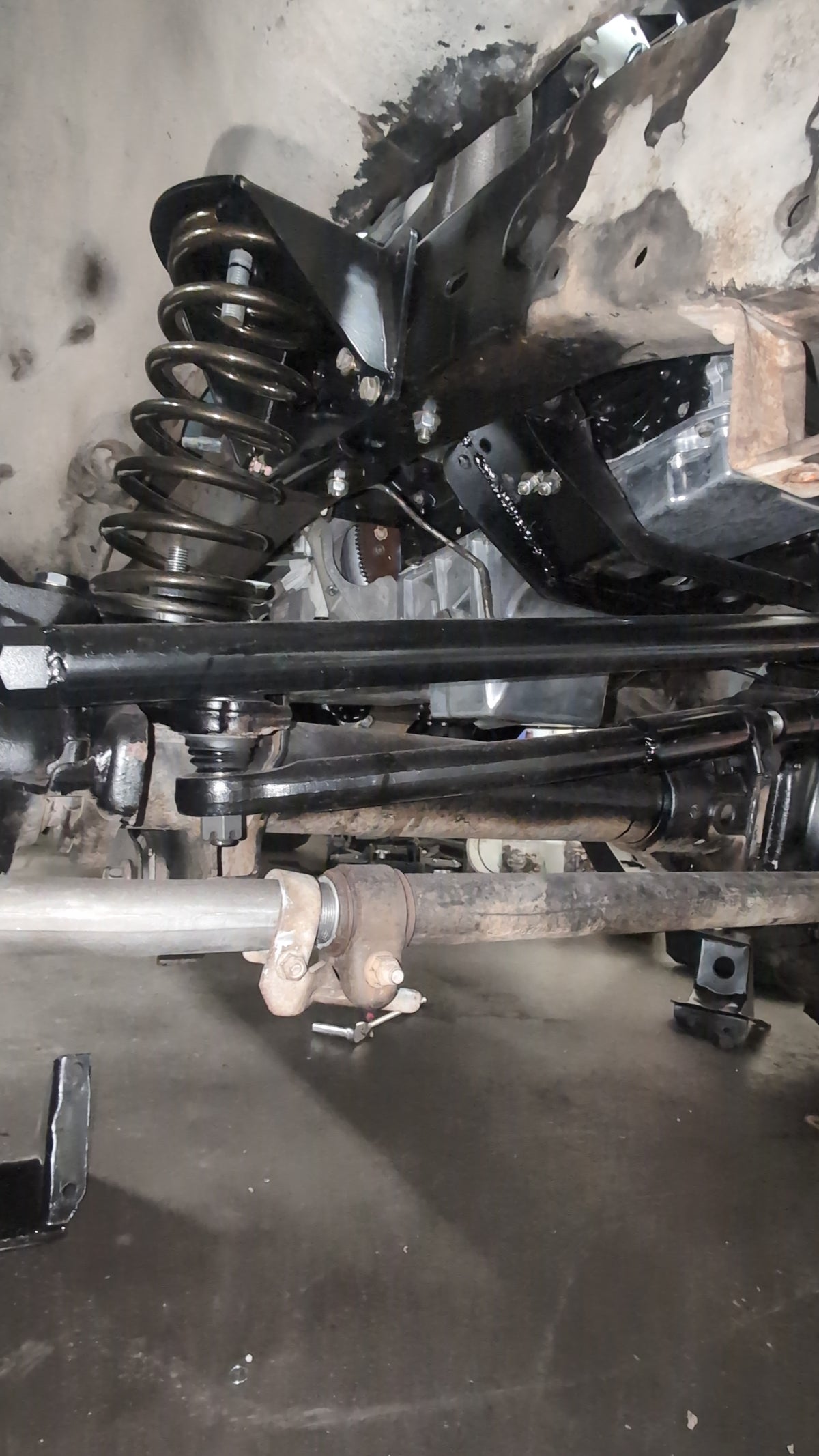67 c20 superduty axle swap
