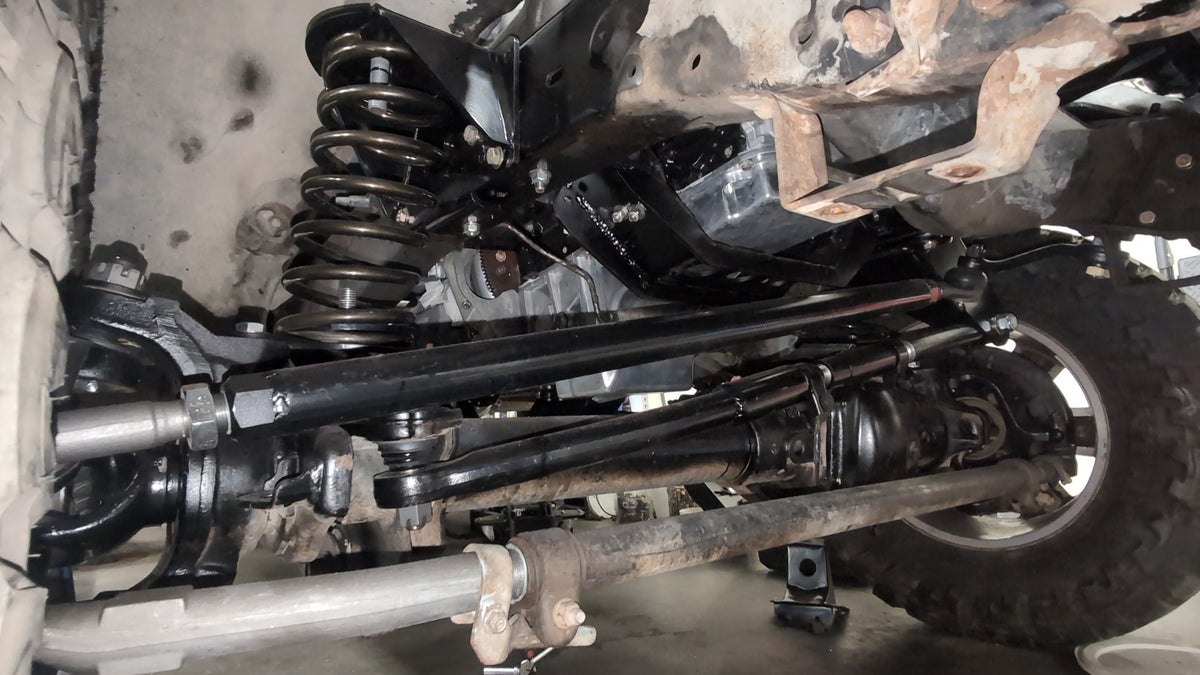 67 c20 superduty axle swap