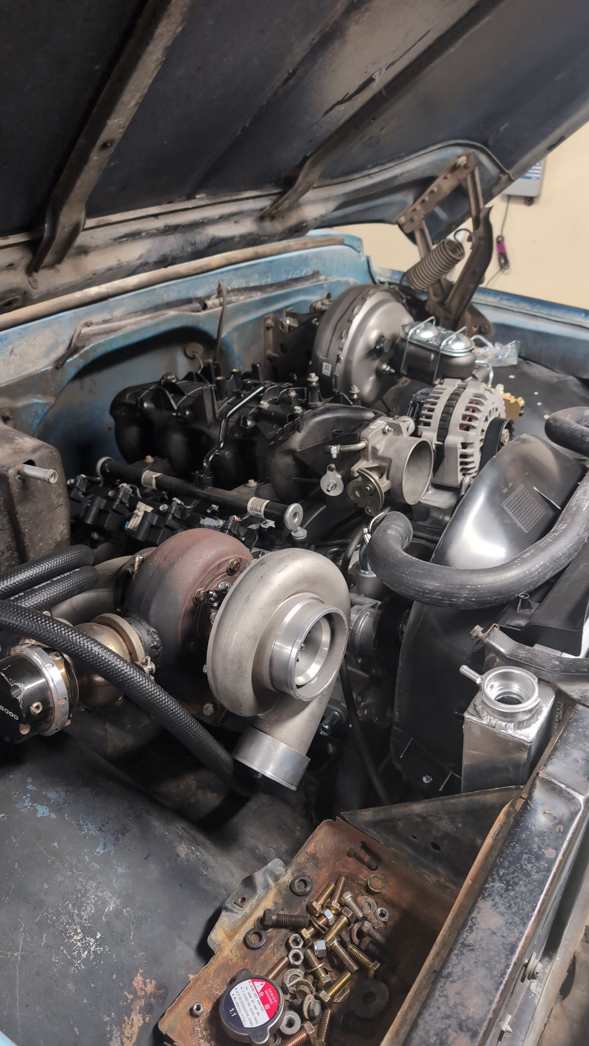 67 c20 superduty axle swap