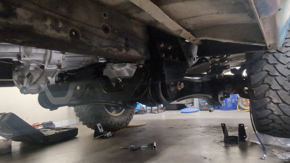 67 c20 superduty axle swap