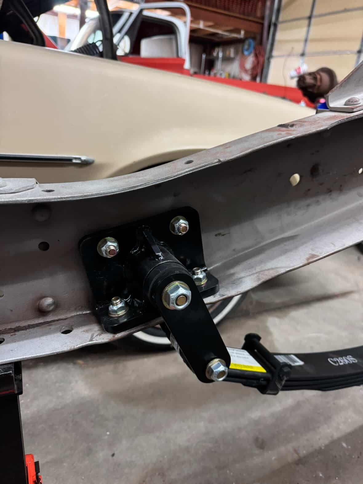 Shackle hanger installed on 67-72